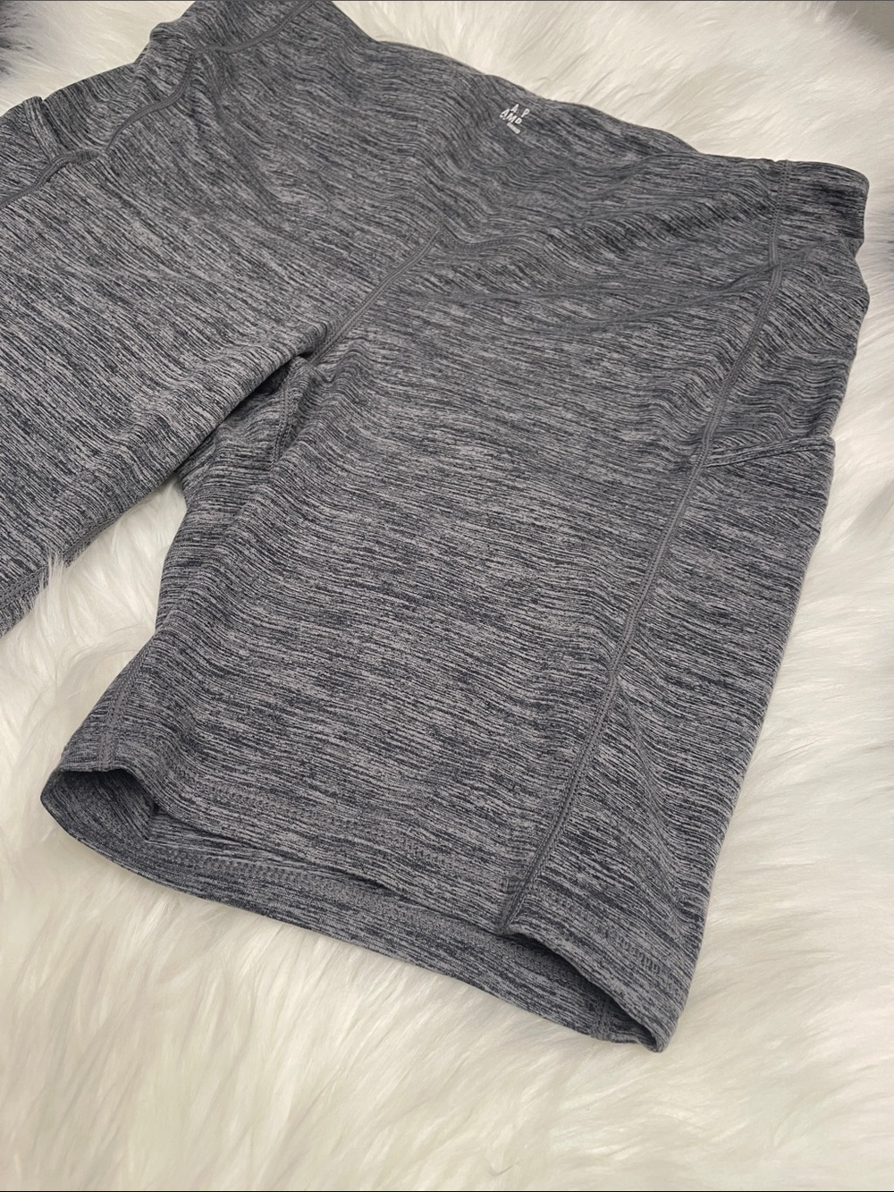 torrid Heathered Charcoal Bike Shorts L49 - Picture 4 of 11